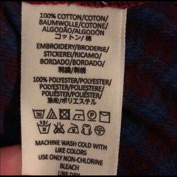 FREE PEOPLE MAGICAL EMBROIDERED OVERSIZED PLAID BUTTON DOWN - Picture 7 of 7